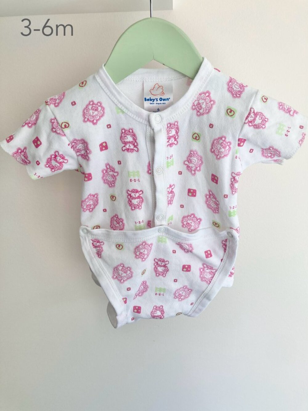 🪴5/$30 Vintage 3-6 Months Baby's Own Infant Baby Sheep Bodysuit